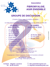 Fibromyalgie Agir Ensemble : Dates des groupes de discussion 2020